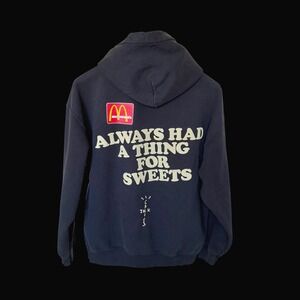 Travis Scott Cactus Jack McDonald's Apple Pie Hoodie Sweatshirt Black Men Medium